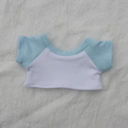 New 10/15/20cm Cotton Doll Clothes Baby Clothes Contrasting Color Patchwork Raglan Sleeves T-shirt Doll Base Shirt
