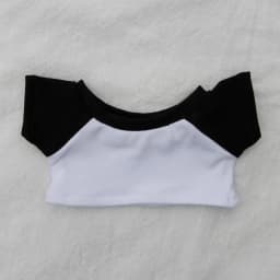 New 10/15/20cm Cotton Doll Clothes Baby Clothes Contrasting Color Patchwork Raglan Sleeves T-shirt Doll Base Shirt