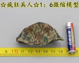 1/6 Scale Soldier Hat Helmet Cover Soldier Boat Cap Grey Miniature Air Marshal Cornice Cap Model 1/6 Soldier Accessories