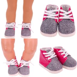 7 Cm Lace-up Sneakers Doll Clothes Shoes Accessories For 18 inch American Doll 43 Cm Baby Doll Generation Dolls Shoes,Gifts