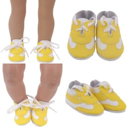 7 Cm Lace-up Sneakers Doll Clothes Shoes Accessories For 18 inch American Doll 43 Cm Baby Doll Generation Dolls Shoes,Gifts