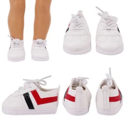 7 Cm Lace-up Sneakers Doll Clothes Shoes Accessories For 18 inch American Doll 43 Cm Baby Doll Generation Dolls Shoes,Gifts