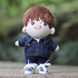 20CM Cotton Doll Clothes Pants Candy Color Denim Shorts Versatile Casual Wears Jeans Trousers For Idol Dolls Accessories Toys