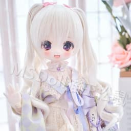 BJD Doll Wig 1/3 1/4 1/6 Handmade Bjd Doll Wig Curly Hair DIY Joints Doll Toy Fashion Fiber Double Tail Wig Dolls Accessories