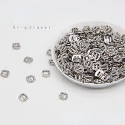 50pcs 3.5mm Mini Buttons Ultra-small Metal Buttons Belt Buckle Doll Bags Shoes DIY Doll Button Doll Clothes Accessories