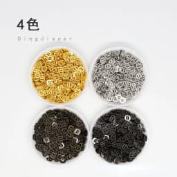 50pcs 3.5mm Mini Buttons Ultra-small Metal Buttons Belt Buckle Doll Bags Shoes DIY Doll Button Doll Clothes Accessories