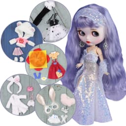 Outfits for ICY DBS Blyth doll Dress For 12 inch doll cute dressing
