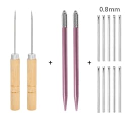 77HD DIY Hair Toll Set 0.6/0.8mm Hair Rooting Reroot Rehair Tool Holder Reproduce Hair Rooting Utensil