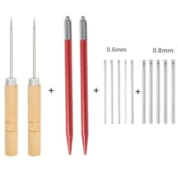 77HD DIY Hair Toll Set 0.6/0.8mm Hair Rooting Reroot Rehair Tool Holder Reproduce Hair Rooting Utensil