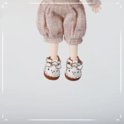 Handmade Doll Lovely Little Sheep Shoes Fashion Holala Cowhide Flat Shoes For Obitsu11,Body9, Gsc, Ddf, Nendoroids, 1/12bjd Doll