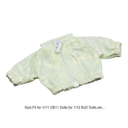 OB11 Doll Clothes Fashion Tops Long-sleeved Sunscreen Jacket Mini Zipper Coat For Obitsu11Clothes 1/12bjd Dolls Accessories Toys