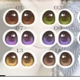 BJD eyes doll Metallic effect eyes 10mm-24mm doll acrylic eyes for 1/8 1/6 1/4 1/3 BJD SD doll accessories 10mm-24mm doll eyes