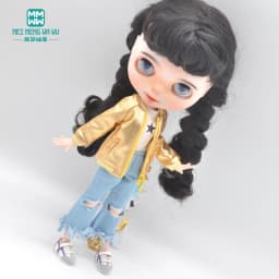 NEW 28-30cm Blyth Doll Clothes Toys Azone Doll Accessories Fashion Jackets, Jeans, Shoes Girl's Gift