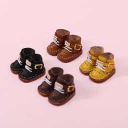 Obitsu 11 OB11 Size Doll Shoes Molly 1/12 Bjd Shoes Leather Cowhide Handmade Shoes Boots Doll Accessories For YMY Dod Gsc Doll
