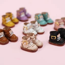 Obitsu 11 OB11 Size Doll Shoes Molly 1/12 Bjd Shoes Leather Cowhide Handmade Shoes Boots Doll Accessories For YMY Dod Gsc Doll