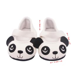 Doll Shoes Clothes Cute Panda Handmade Boots 7cm Shoes For 18 Inch American&43cm Baby New Born Doll Accessories Girl`Toy DIY