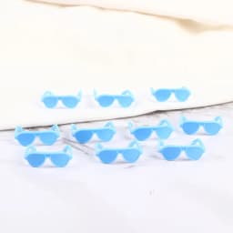 10pcs/pack Dollhouse Accessories Fashion Black Fashionable Doll Glasses For Doll Girls 3.2*3*1.1cm