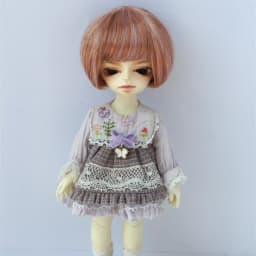 1/12 BJD Doll wigs JD256 4-5inch 11-13CM Short BOBO Cut Synthetic mohair BJD Hair Lati White Tiny doll accessories