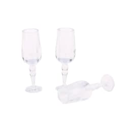 6Pcs 1/12 Dollhouse Miniature Wine Glass Mini Goblet Cup Toy for ob11 bjd Blythe Decoration Doll House Accessories