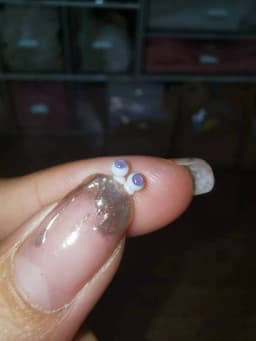 Thumb doll BJD mini doll eyes spherical joint doll accessories children's toys 3mm 4mm eyes