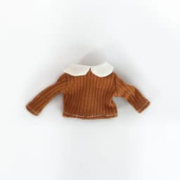 New Pure Cotton Ob11 Doll Suki Long Sleeved Shirt With Collar For Ymy, Penny, Obitsu11, Molly, Nendoroids 1/12 Bjd Doll