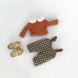 New Pure Cotton Ob11 Doll Suki Long Sleeved Shirt With Collar For Ymy, Penny, Obitsu11, Molly, Nendoroids 1/12 Bjd Doll