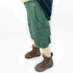 1/ 6 Bjd Doll Clothes Doll Stripe Long Sleeve T-Shirt Overalls Denim Shorts Suits For 1/6, Yosd, 30cm Sd Doll Accessories Toy
