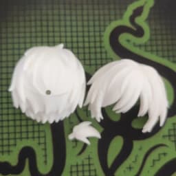 (only hair)GSC Clay man accessory dismemberment hair doll accessories