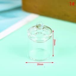 1PC 1:12 Dollhouse Miniature Glass Candy Jar Vintage Striped Jar Candy Bottle Model Toys Furniture Doll house Decor Accessories