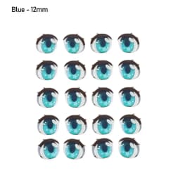 5 Pair Colorful Cute Boys Girls Doll Eyes Accessories Crystal Cartoon Eyes Stickers Anime Figurine Face Organ Paster Decals