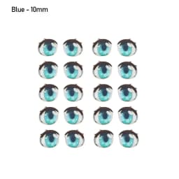 5 Pair Colorful Cute Boys Girls Doll Eyes Accessories Crystal Cartoon Eyes Stickers Anime Figurine Face Organ Paster Decals