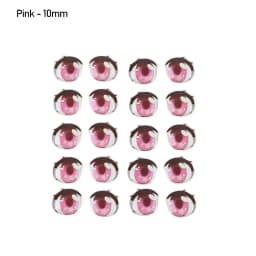 5 Pair Colorful Cute Boys Girls Doll Eyes Accessories Crystal Cartoon Eyes Stickers Anime Figurine Face Organ Paster Decals