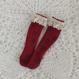 New Blyth Socks Fashion Floral Lace Socks Bowknot Socks for YMY24 Ob24 Azone Licca Doll Accessories