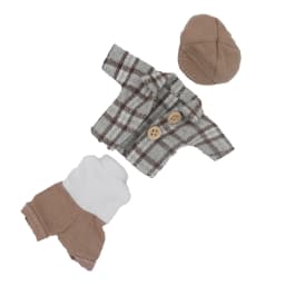 New Clothes For Dolls 16 cm 15cm Bjd Clothes Hat Short Sweater Skirt For Mini Doll 1/8 1/12 6inch Hoodie Dress Up Boys and Girls