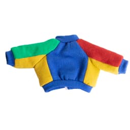 1/12 Bjd Dolls Crewneck Sweatshirt Color Blocking Casual Hoodies Doll Clothes For Ob11 Bjd Doll, Ymy Dod Ddf Doll