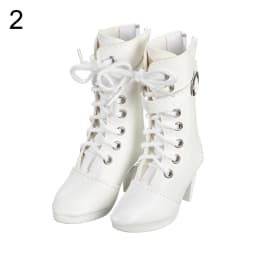 Fashion PU Doll Boots High Heel Princess Shoes For Bjd 1/3 Doll Shoes Accessories 60cm Doll Clothes Wearing Play House Kids Toys