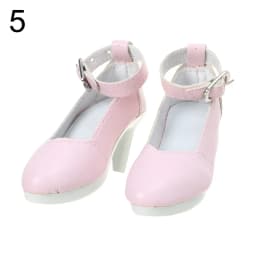 Fashion PU Doll Boots High Heel Princess Shoes For Bjd 1/3 Doll Shoes Accessories 60cm Doll Clothes Wearing Play House Kids Toys