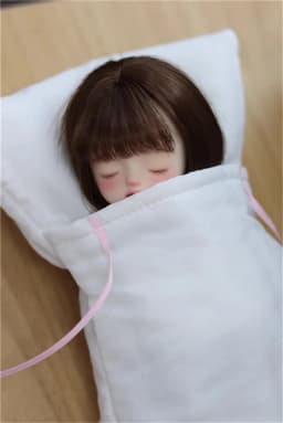BJD Doll Protective Bag Unisex Toys Cute Girls 1/3 1/4 1/6 Uncle Outdoor White Soft Thick Sleeping Bag Gifts Doll Accessories