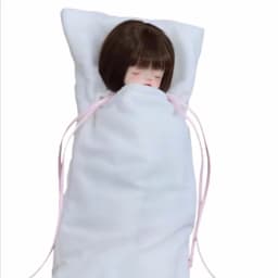 BJD Doll Protective Bag Unisex Toys Cute Girls 1/3 1/4 1/6 Uncle Outdoor White Soft Thick Sleeping Bag Gifts Doll Accessories