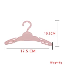 10pcs/lot 18 Inches American Doll Clothes Multicolor Hangers For 43 Cm Baby New Born Dolls For Our Generation Toys Accessories