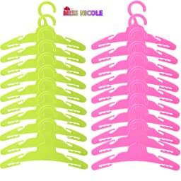 10pcs/lot 18 Inches American Doll Clothes Multicolor Hangers For 43 Cm Baby New Born Dolls For Our Generation Toys Accessories