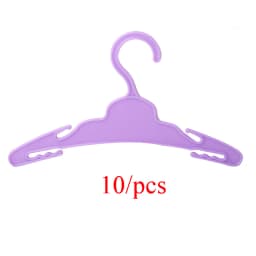 10pcs/lot 18 Inches American Doll Clothes Multicolor Hangers For 43 Cm Baby New Born Dolls For Our Generation Toys Accessories