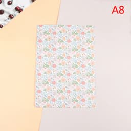 1:12 Dollhouse Sticker Mini Furniture DIY Miniature Backdrop Wallpaper Sticker Colorful Wallpaper Dollhouse Decor Accessories