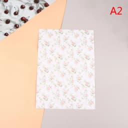 1:12 Dollhouse Sticker Mini Furniture DIY Miniature Backdrop Wallpaper Sticker Colorful Wallpaper Dollhouse Decor Accessories