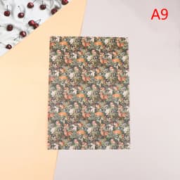 1:12 Dollhouse Sticker Mini Furniture DIY Miniature Backdrop Wallpaper Sticker Colorful Wallpaper Dollhouse Decor Accessories