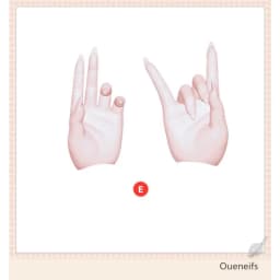 BJD Doll 1/4 Long Nail Hand Magnet Connected Applies To The Minifee Doll Body Resin Doll Figures Hand Only
