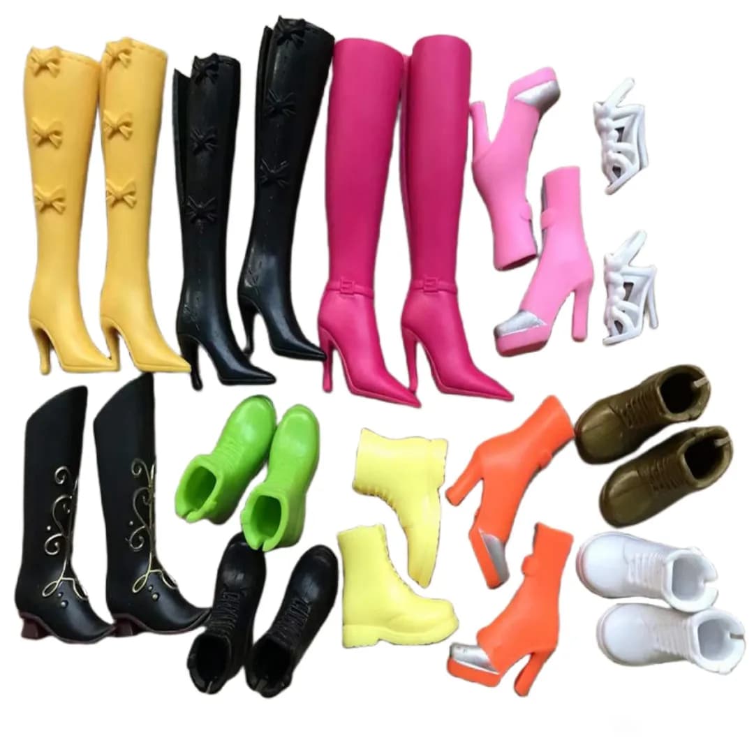 1/6 Doll Shoes Kids DIY Playing Doll Accessories Shoes Original Sandals Doll Colorful Boots Decors Male Female Doll Parts