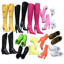 1/6 Doll Shoes Kids DIY Playing Doll Accessories Shoes Original Sandals Doll Colorful Boots Decors Male Female Doll Parts