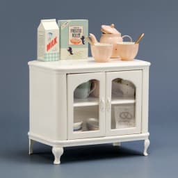 DollHouse Mini Kitchen Mini Locker Mini Trash Can Miniature Oven Chairs Children's Home Cooking Pot and Pan Food Doll Furniture