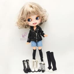 Blythe Doll Shoes for Azone Boots OB23 OB24 DBS Doll Shoes 3 Cm